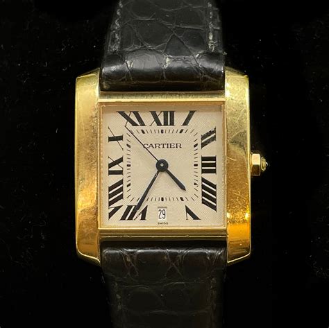 montre cartier en or tank 1930